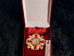 Крест ордена Святого Александра Невского по образцу конца XVIII века с хрусталём
